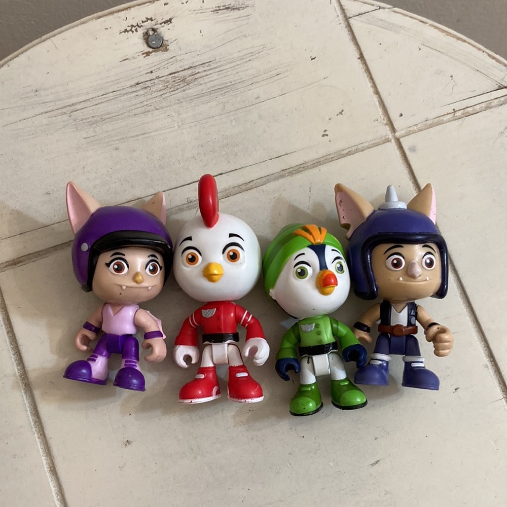 Nick Jr. Top Wing action figures lot of 4